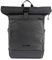 Blackbeat - Wasserabweisender Rolltop-Rucksack für Damen & Herren - mit Laptopfach, 2 Außenfächern, Getränke & Kofferhalterung - Daypack für Fahrrad, Arbeit, Reise & Sport - 15x28x56cm - 27L Volumen