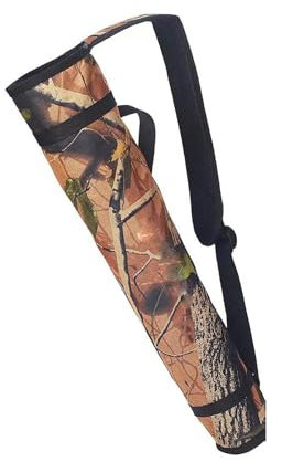 KURUGEILI Bogenschießen Quiver Rücken und Hüfte Quivers Einstellbare Pfeil Rucksack Tasche Halter Seite Hüftpfeile Tasche für Compound Recurve Bogen Praxis Ziel Jagd