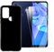 Printed TPU Case + 2-Pack Tempered Glass Screen Protector Compatible with TCL 305 6102D, Artistic Slim Shockproof Cover, Anti-Scratch, Full Protection