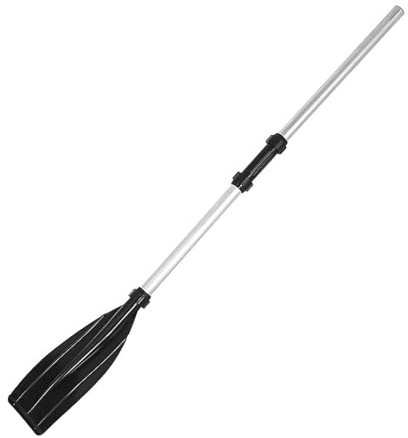 Fdit Paghetti in Light Aluminum Alloy with Ribbed Knife for Kayak, Kayak Rows with 2 Pc Gnawed for Adventurous Seekers