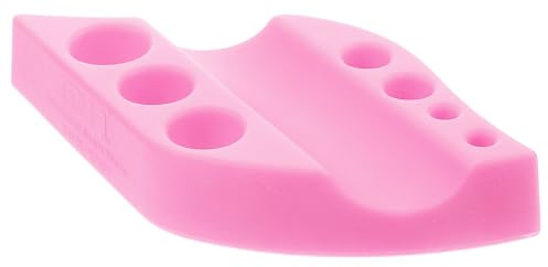Alipis Pigmentorganisator und Schönheitssalons Künstler Professionelle Tattoo Silikon Zubehör mit Einzigartigem Design Rosa Farbbecherhalter für Einfach zu Verwenden