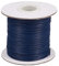 Pandahall Cordon tressé en polyester ciré, Bleu de cobalt, 1mm