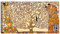 Quadri L&C ITALIA Quadro Moderno Albero della Vita Klimt 90 x 50 per Soggiorno Capezzale Camera da Letto e Cucina Stampa su Tela