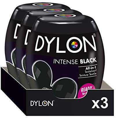 Dylon - Dylon Den Maschinellen Einsatz 07 Intensives Schwarz Textilgewebe Farbstoff Pod - 1 Stück