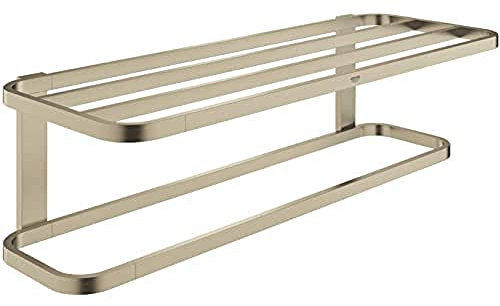 GROHE Selection | Essentials - Multi-Badetuchhalter | Verdeckte Befestigung | nickel gebürstet | 41066EN0