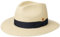 Mayser Blue Menton Panamahut Herren - Made in The EU Sommerhut Panamastroh mit Ripsband Sommer Frühling-Sommer - 61 cm Natur