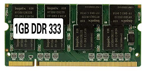 Memoria RAM para Ordenador portátil SO-DIMM PC2700 DDR 333 MHz 200PIN 1GB / DDR1 DDR333 PC 2700 333MHz 200 Pin para portátil