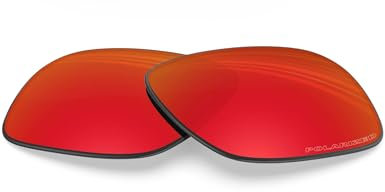 BlazerBuck Verres de rechange polarisés anti-sel pour Oakley Holbrook XL OO9417, Rouge feu polarisé, 0