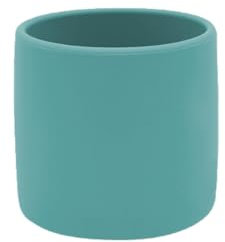 MinikOiOi Mini Cup - Wassergrün 101100001 Kinderbecher aus weichem Silikon