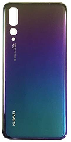 phonmatic Vitre Arriere Cache Batterie Back Door housing de Remplacement pour Huawei P20 Pro avec adhesif et Logo Qualite Original (Violet)