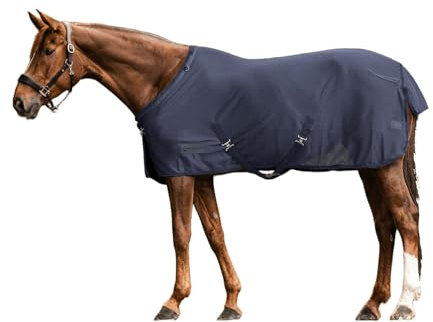 Waldhausen Fliegendecke Comfort Kreuzbegurtung, Nachtblau, 125 cm