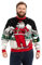 OFF THE RACK Hässlicher Weihnachtspullover, Unisex Lustiger Chunky Fair Isle Gestrickter Festlicher Pullover für Party Après Ski Santa M