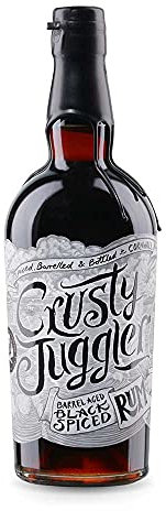 Crusty Juggler Barrel Aged Black Spiced Rum 70cl | 37.5% ABV | Spiced in Cornwall | Rich Vanilla, Caramel & Spice | Gold Medal Winner World Rum Awards 2025