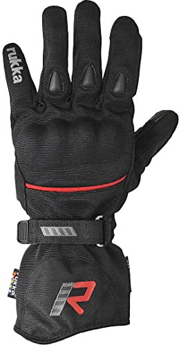 Rukka Virve 2.0 GTX Damen Motorrad Handschuhe (Black/Red,7)