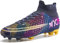 WOWEI Scarpe da Calcio Uomo Scarpe Sportive Tacchetti High Top Spikes Scarpe da Unisex Bambini Professionale all'aperto Scarpe da Calcetto Unisex Scarpe da Allenamento (Rosa Nera, 40)