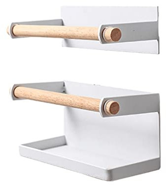 JYCCH Weißer, tragbarer, an der Wand montierter Regenschirmständer, Magnet-Regenschirm-Aufbewahrungshalter, Regal für den Regenschirmhalter im Home Office