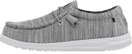 HEYDUDE Wally Stretch Mix Wally Herren - Slip on Schuhe - Mokassin Stil, Granite, 46