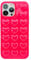 DMaos iPhone 13 Case for Women, 3D Pop Bubble Heart Kawaii Gel Cover, Cute Girly for iPhone13 6.1 inch - Hot Pink