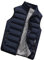 Doudoune sans Manche Homme Zippé Travail Blouson Chauffant Homme Legere Pulls, Gilets et Sweats Homme Manteaux Chaude Hiver Veste Coupe Vent Marque Chasse Pas Cher Automne Halloween Bleu foncé XL