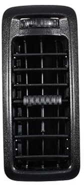 YUCKMZ Rejilla Ventilación Aireador Salpicadero Consola Central compatible con Trafic II Vivaro A Primastar 7701054458 Negro