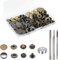 24 Sets Druckknöpfe Set, BetterJonny Messing Druckknöpfe Φ17mm Kupfer Druckknöpfe Metall Bronze Kleidung Druckknöpfe mit Fixierwerkzeug Kit für Leder Jeans Jacke Brieftasche Handtasche, 2 Farben