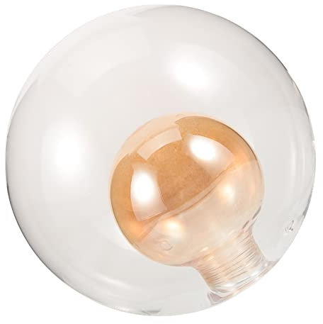 HOMSFOU Flacher kugelförmiger Lampenschirm glaskugeln kugel stofflampenschirm bürolampe decke weinglas lampenschirm kronleuchter Vintage-Deckenleuchte Lampenschirm für Deckenlampe