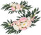 PRETYZOOM 2pièces Fleurs Artificielles pour Arche De Mariage Décorations Romantiques Panneau Bienvenue Fleurs Synthétiques Réalistes pour Cérémonie Et Décorations De Fête