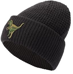 Coach Herren Mens Rexy Patch Thermal Beanie-Mütze, Mitternachtsmarineblau, Einheitsgröße