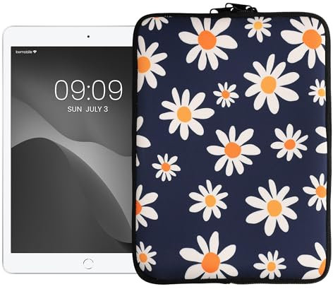 kwmobile Funda de Neopreno con Cremallera para Tablet - Estuche Protector Universal 9,7-11 Tablet Resistente al Agua