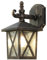 SUZNIU Außenwandleuchte Vintage, Wandleuchte Aussen Wandlampe, E27 Außenlampe, Glas und Aluminium Außenleuchte, für Terrasse Garten, Balkon Haus, 40W Max, IP44 Aussenlampe Wand,ohne Leuchtmittel