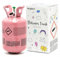 Bouteille d'hélium pour 30 Ballons (non inclus) Cylindre d'hélium - Pour gonfler les ballons en latex et aluminium - Gaz pour ballons (rose, 0,20 m3)