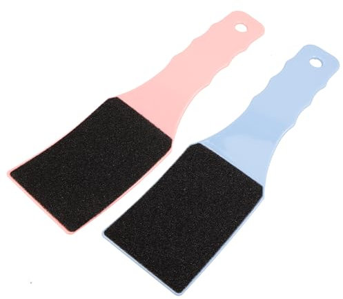 FRCOLOR 2stücke Doppelseitige Fußfeilen Ergonomische Fußpflegewerkzeuge Zur Entfernung Von Hornhaut Und Abgestorbener Haut Bunte Praktische Accessoires Für Sanfte Fußpflege