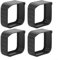 4Pcs Silicone Skin Cover Compatible For Blink Outdoor Camera, WeatherProof Outdoor Camera Protective Case For Yard Doorbells, 8.1 * 9.1 * 3.5cm(black)