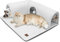 CATISM Katzenbett mit Tunnel - Katzentunnel für Indoor-Katzen, 3-Wege-Anschlüsse, 3 Spielzeuge, Abnehmbarer Teppich, weicher Tunnel, große Höhle, Rutschfester Boden, Teppich, Rohrbett für Kätzchen