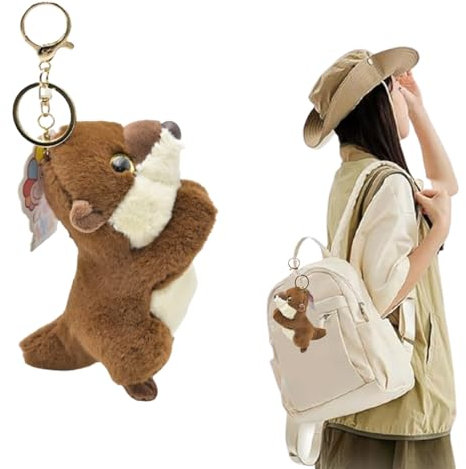 GGUFAY Porte-Clés Loutre, Cadeau Original & Amusant, Cadeau Anniversaire Femme Homme, Cadeau Personnalisé