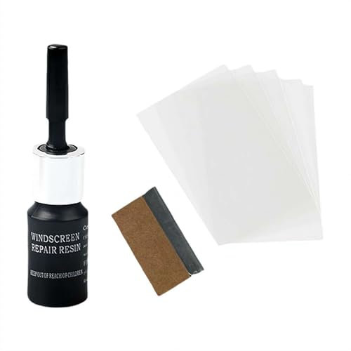 Kit de réparation de verre Cracks Gone, liquide de réparation de verre, kits de réparation de miroir à base de résine, nano-liquide pour réparer les éclats, fissures, fissures étoilées, fissures de
