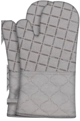 ZIHDKE Oven Mitts Oven Mitts, Oven Gloves Kitchen Dish Towels 500 Degree Heat Resistant Potholders Oven Mitts