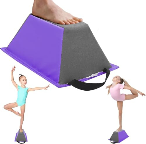 SportBob Stunt Trainer Stand for Cheerleading, Non-Slip PU Pad | Cheerleading Balance Trainer, non-slip surface, for flexibility, core, coordination, for cheer & gym training, kids & adults