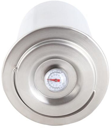 Aumotop Schinkenbereiter, Edelstahl, Professionelle, Gesunde, Hausgemachte -Fleischpresse, Küchen-Hersteller mit Thermometer, Boiler, Topf, Pfanne, Herd für die Herstellung von Schinken, für den