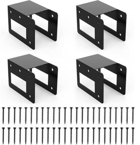 Pumixiy Stahl Kamin Holz Lagerung Halterung Set Brennholz Holzscheite Lagerregal Halterung Verstellbare Halterung für Innen Außen Schwarz Beschichtet Rostbeständig