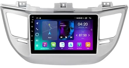 Car Stereo Carplay Radio de Coche para Hyundai Tucson IX35 3 2014-2018 HD Pantalla Tactil Radio Reproductor Reproductor de Internet, Bluetooth, WiFi, 4 Nuclear 1G+16G