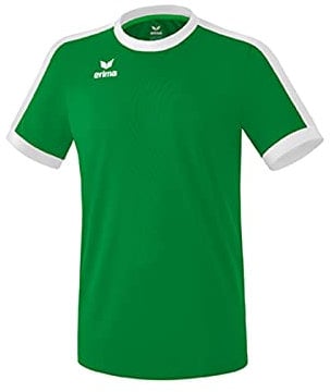 Erima Unisex Erwachsene Retro Star Trikot (3132124), smaragd/weiß, XXL