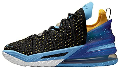 Nike - Lebron XVIII Dynasty Minneapolis Lakers - CQ9283006 - Farbe: Gelb-Schwarz-Blau - Größe: 44 EU