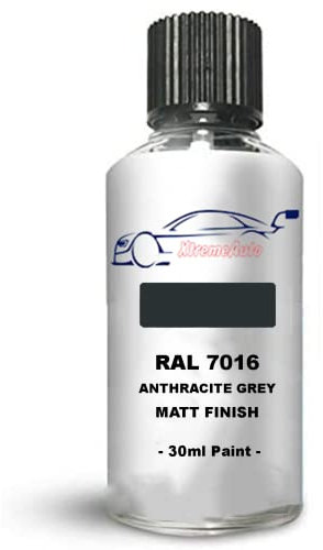 Xtremeauto RAL 7016 Anthracite grey DULL MATT MATTE TOUCH UP PAINT BRUSH REPAIR SCRATCH UPVC PVC METAL WOOD