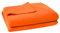 Zoeppritz Decke in der Farbe: Orange, aus 65% Polyester, 35% Viscose hergestellt, Größe: 160x200 cm, 103291-245-160x200, 245 Amber