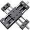 Toplionace Mesa Deslizante de Escenario Manual XY Axis, Plataforma Deslizante Ajustable 40x40mm (Carrera Máxima 50mm)