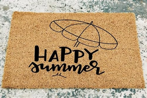 NA Door Mat Indoor Front Happy Summer - Beach Life - Beach House Doormat Welcome Mat Home Decor Funny Doormat Gift Idea Home Room Decor Decoration Gifts