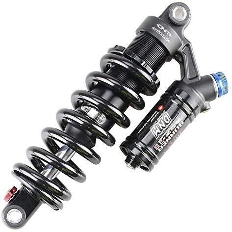 MOEENS Fahrrad-Stoßdämpfer,Fahrrad Frühling Stoßdämpfer Mountainbike Heckschock, Fahrrad hinten Suspension Frühlingsschock MTB Schwanz Fahrrad Heckdämpfer Fahrrad DäMpfer