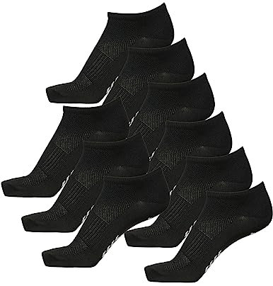 hummel Unisex Sneaker hmlSPORT Ancle Socken 9 Paar Schwarz 36-40