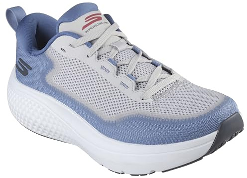 Skechers Go Run Supersonic Max Sneaker für Herren, Blau/Grau, 44 EU